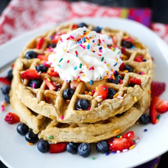 Simple Vegan Waffles - Recipe photo by katerinaseigel