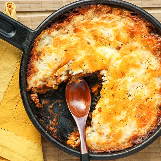 Mexican Shepherd's Pie - Recipe photo by the food blog