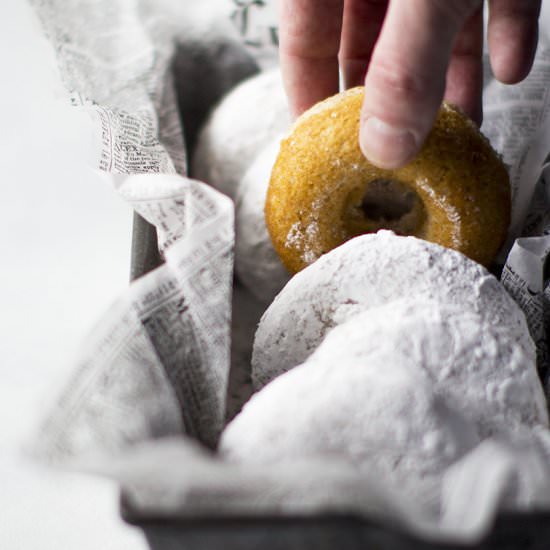 Powdered Cake Donuts - Recipe photo by Stiers Aesthetic