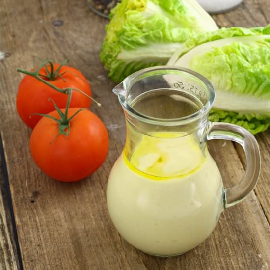 Easy Homemade Caesar Dressing - Recipe photo by foxy folksy