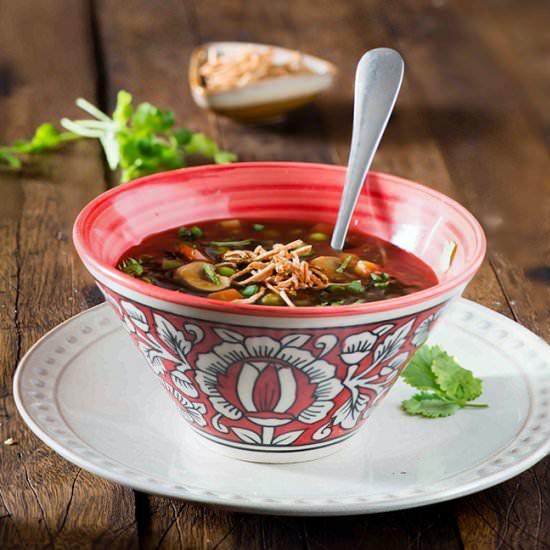 Veg Hot n Sour Soup - Recipe photo by Rekha K