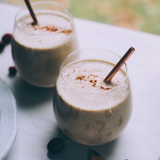 Vegan Cashew Eggnog! - Recipe photo by frolic chocolate
