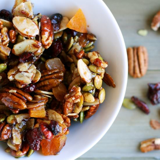 Clean Eating Trail Mix Clusters - Recipe photo by SimpleSassyScrumptious