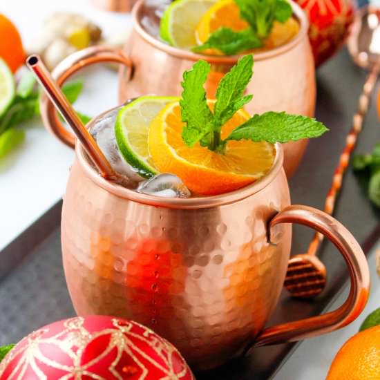 Clementine Moscow Mules - Recipe photo by yestoyolks