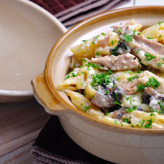 Tuna and Portobello Casserole - Recipe photo by FoodForNet