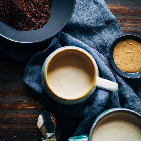Best Vegan Bulletproof Coffee - Recipe photo by wellandfull