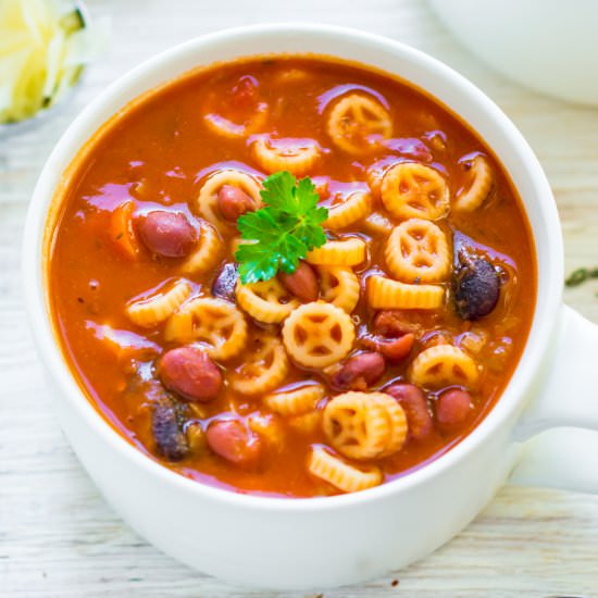 Pasta e Fagioli Soup - Recipe photo by ChefDeHome
