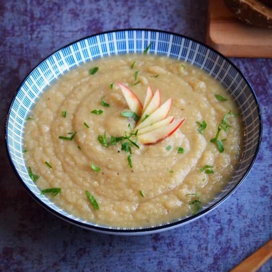 Celeriac soup - Recipe photo by FlyingFoodie