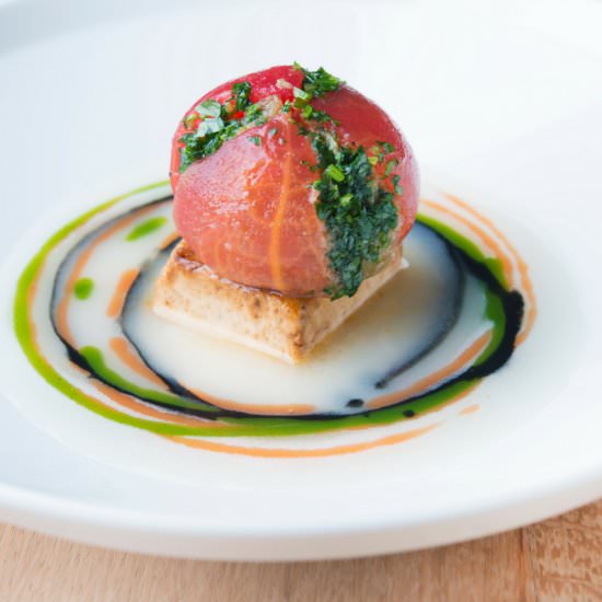 Roasted tofu with tamari - Recipe photo by gitlchefs