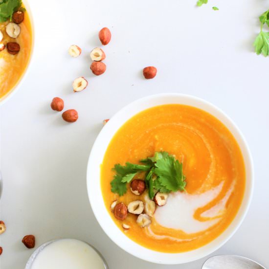 Spicy Butternut Squash Soup - Recipe photo by Insomnie Cherry
