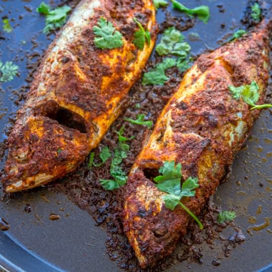 Grilled Mackerel with Allspice - Recipe photo by Priyanka DK