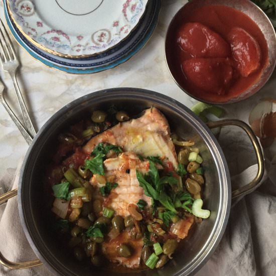A Sicilian Swordfish Recipe - Recipe photo by Gourmet Project
