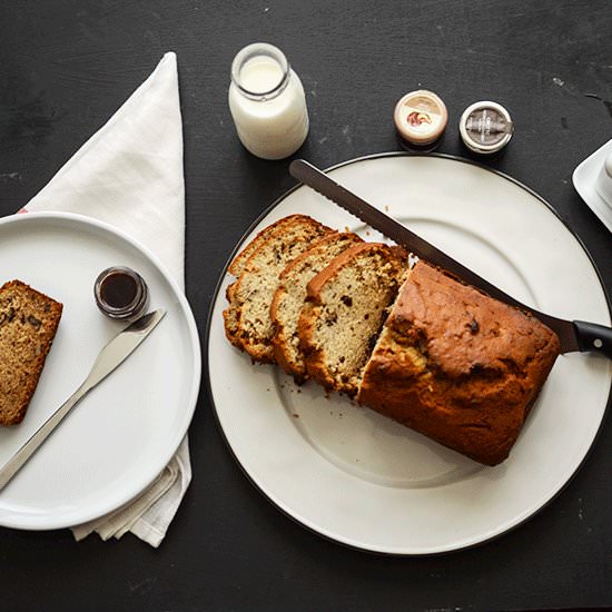 Best Banana Nut Bread - Recipe photo by notacurry.com