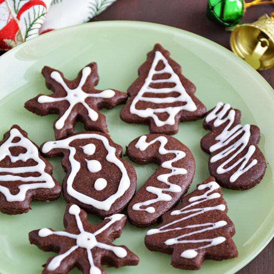 Chocolate sugar cookies - Recipe photo by 7aumsuvai