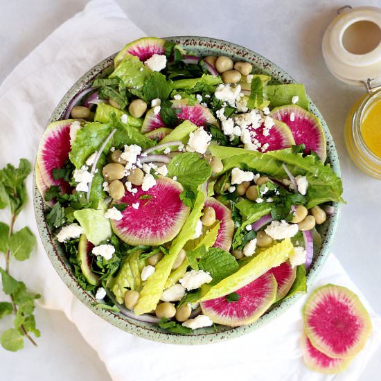 Herby Romaine Salad - Recipe photo by thymeandtoast