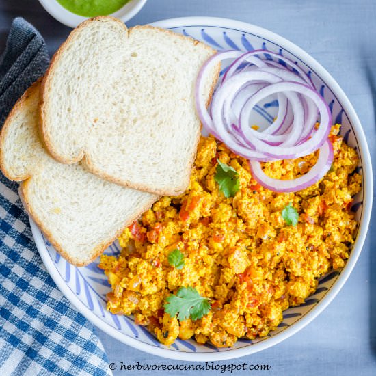 Paneer Bhurji | Paneer Akuri - Recipe photo by Herbivore Cucina