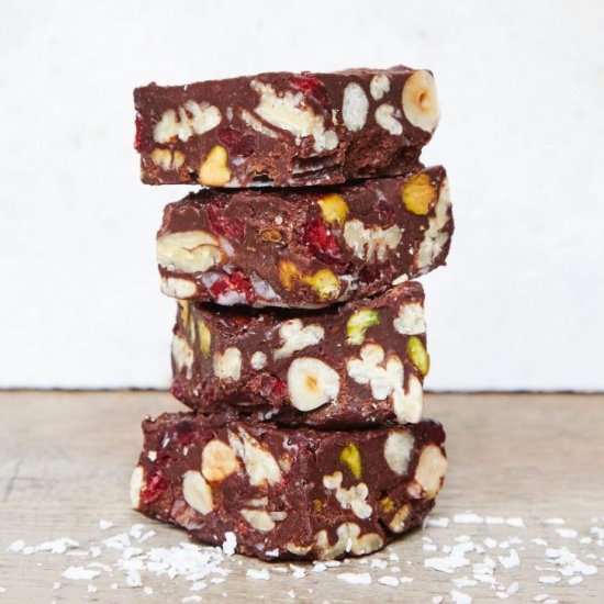 Healthy Rocky Road - Recipe photo by madeleineshaw