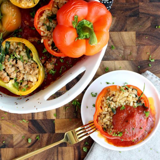 Stuffed Bell Peppers - Recipe photo by foodbyjonister