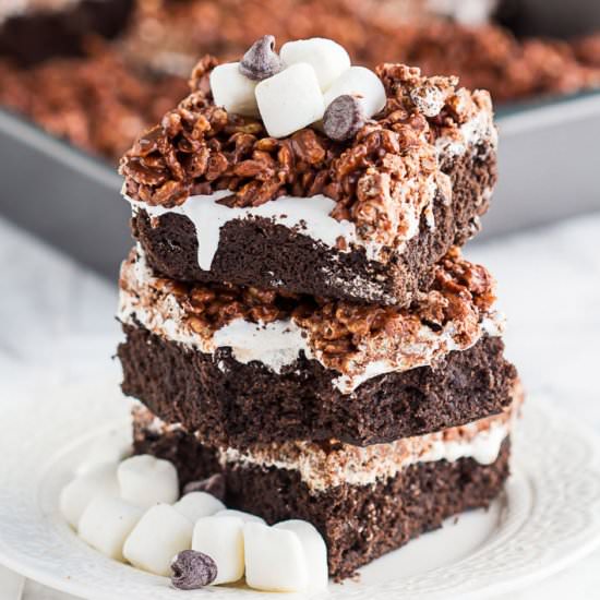 Chocolate Crunch Brownies - Recipe photo by gatherforbread