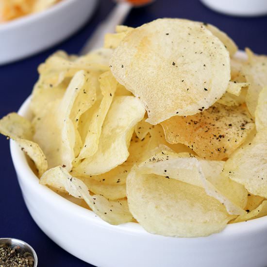 Homemade Potato Chips - Recipe photo by revisfoodography