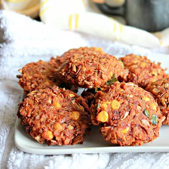 Banana Flower Fritters - Recipe photo by Aromatic Cooking