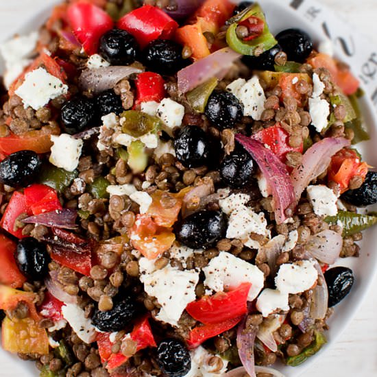 Italian Lentil Salad - Recipe photo by Chefjar