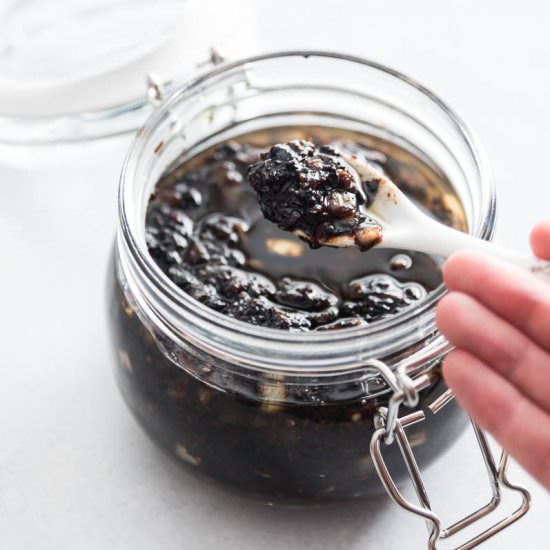 Homemade Black Bean Sauce - Recipe photo by omnivorescookbook