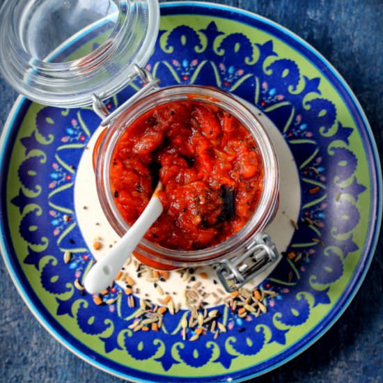 Panch Phoran Tamatar Chutney - Recipe photo by easyfoodsmith