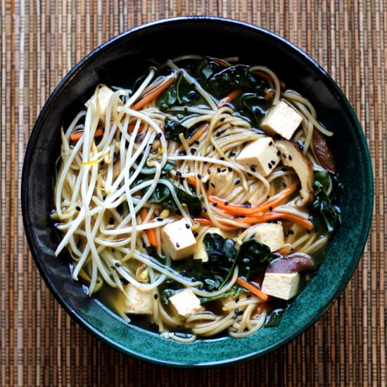 Miso Soba Bowl - Recipe photo by Emily Honeycutt