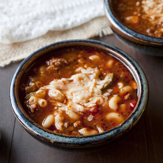 Slow Cooker Italian Sausage Soup - Recipe photo by partialingredients