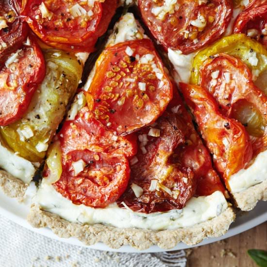 Heirloom Tomato Tart - Recipe photo by Natural Girl Modern World