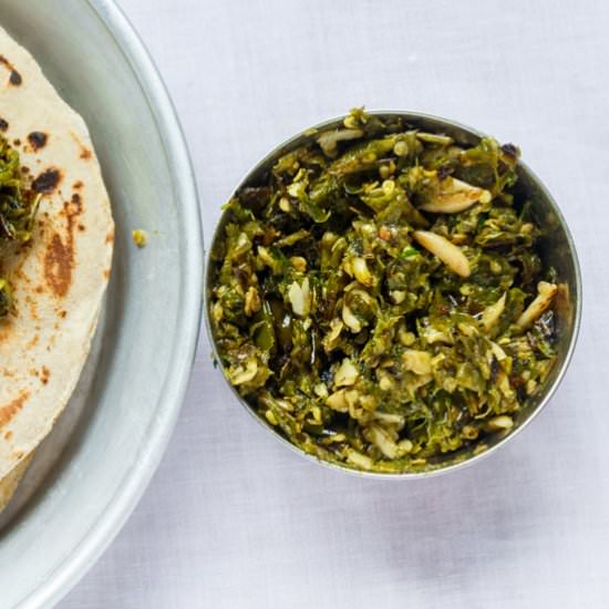 Mirchi cha Thecha - Recipe photo by KaliMirchbysmita
