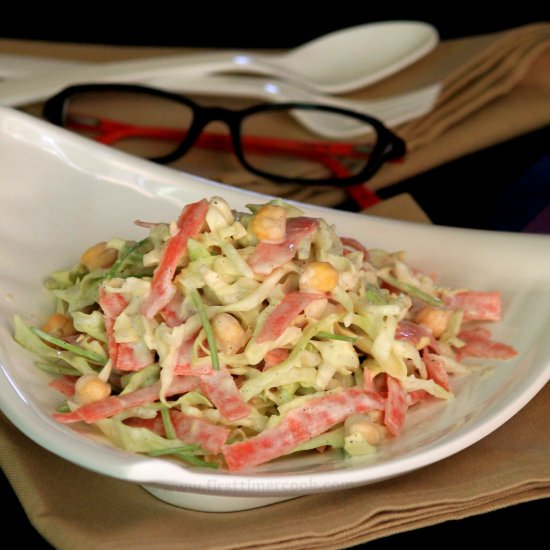 Chickpea Slaw - Recipe photo by firsttimercook