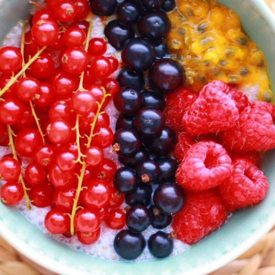 Passion Chia Pudding - Recipe photo by thewhitechestnut