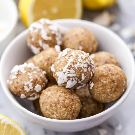 Lemon Coconut Cashew Energy Bites - Recipe photo by Recipe Runner