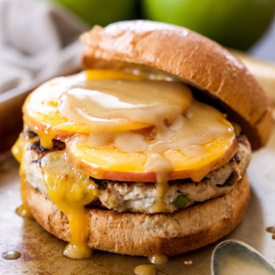 Apple Cheddar Turkey Burgers - Recipe photo by Recipe Runner