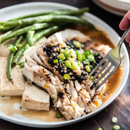 Steamed Fish with Black Bean Sauce - Recipe photo by omnivorescookbook
