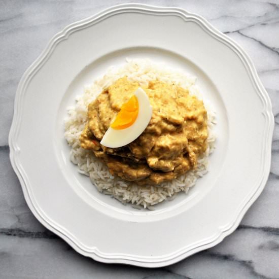Aji de Gallina - Recipe photo by okiedokieartichokie