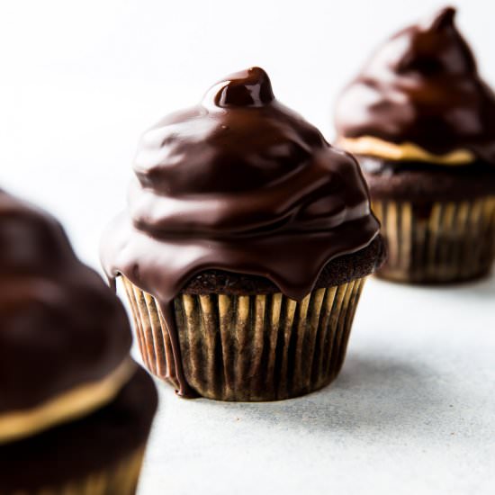 Peanut Butter Hi-Hat Cupcakes - Recipe photo by sallysbakingaddiction