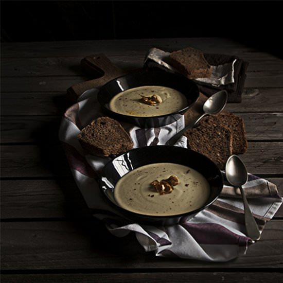 Cauliflower Veloute with Leeks - Recipe photo by cookingmesoftly