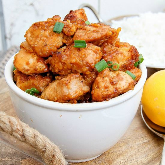 Gluten Free Honey Lemon Chicken - Recipe photo by tonyastaab