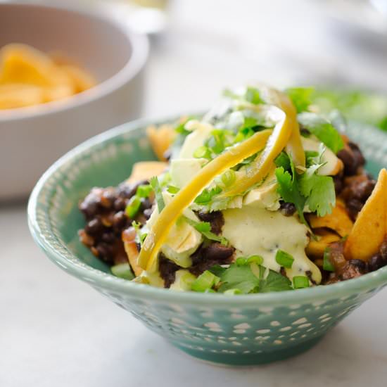 Healthier Vegan Frito Pie - Recipe photo by piloncilloyvainilla