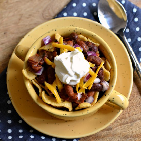 Easy Stovetop Frito Pie - Recipe photo by HelloLittleHome