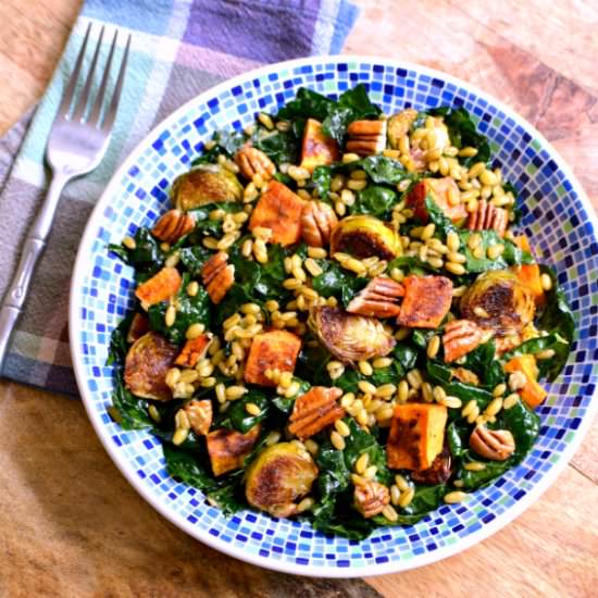 Winter Kale Salad - Recipe photo by HelloLittleHome