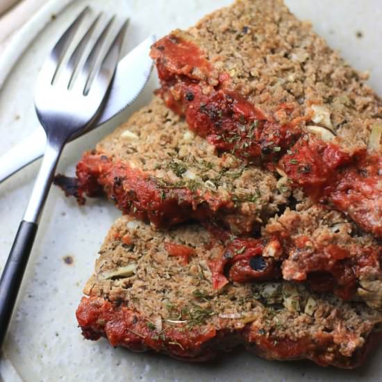 Keto Paleo Meatloaf - Recipe photo by My PCOS Kitchen