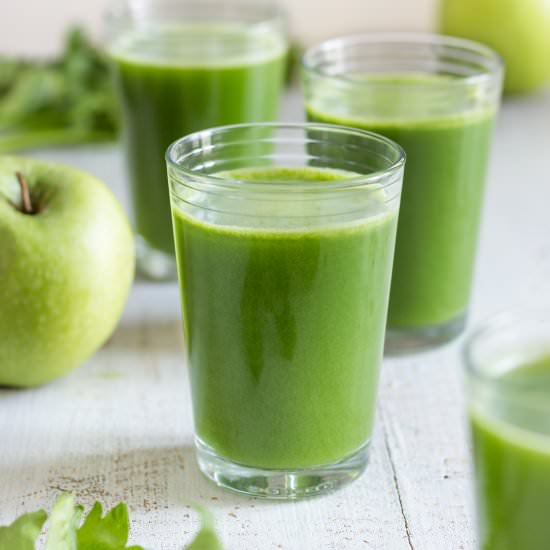 glowing skin green juice - Recipe photo by Happy Foods Tube