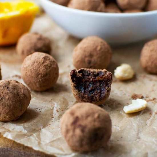 Raw chocolate orange truffles - Recipe photo by scrummy2610