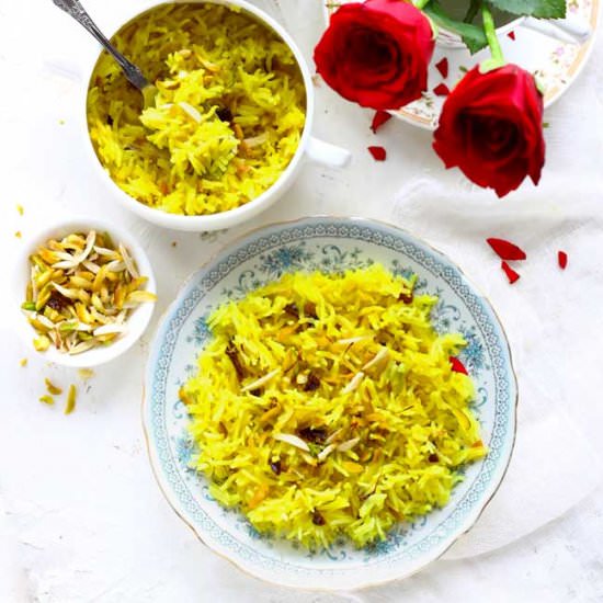 Meethe Chawal - Recipe photo by Funfoodandfrolic