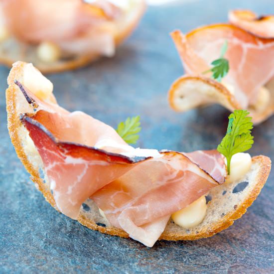 Puccia Chip Canapè - Recipe photo by gitlchefs