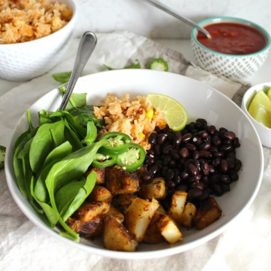 Mexican Buddha Bowl - Recipe photo by This Savory Vegan